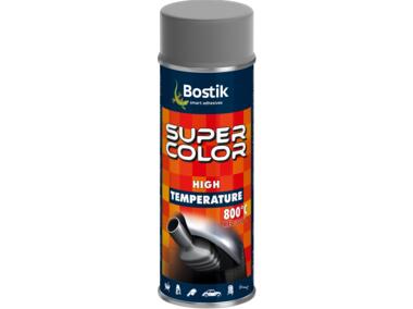 Zdjęcie: Lakier wysokotemperaturowy Super Color High Temperature aluminium 400 ml BOSTIK