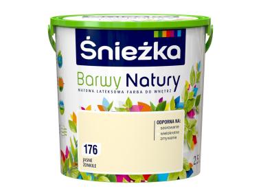 Zdjęcie: Farba Barwy Natury jasne żonkile 176 2,5L ŚNIEŻKA