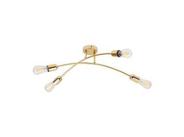 Zdjęcie: Lampa wisząca Helix 4 x E27 złota 4688 TK LIGHTING