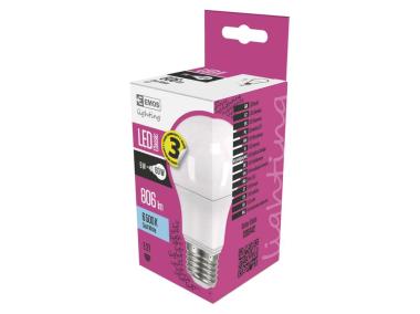 Zdjęcie: Żarówka LED Classic A60, E27, 8,5 W (60 W), 806 lm, zimna biel EMOS