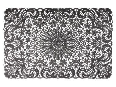 Zdjęcie: Podkładka stołowa Lace 30x45 cm czarny UNIGLOB