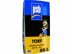 Torf ogrodniczy kwaśny pH 3,5-4,5 80 L PSB