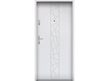 Zdjęcie: Drzwi wejściowe do mieszkań Bastion A-40 Biały 90 cm prawe OSPŁ KR CENTER