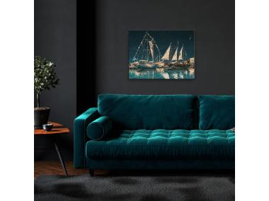 Zdjęcie: Obraz na płótnie Canvas 60x80 cm Night Ship STYLER