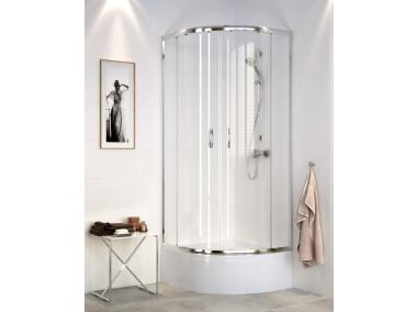 Zdjęcie: Kabina prysznicowa Saona 80x180 cm półokragła CERSANIT