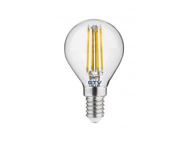 Zdjęcie: Żarówka LED, Filament, G45, 4000K, E14, 4,0W, 420lm, 44mA GTV