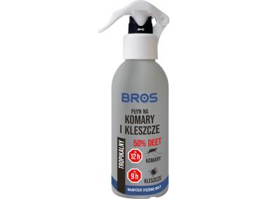 Zdjęcie: Płyn na komary i kleszcze 130 ml BROS