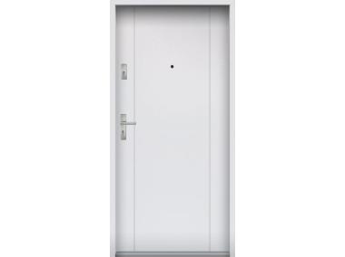 Zdjęcie: Drzwi wejściowe do mieszkań Bastion A-34 Biały 80 cm prawe ODR KR CENTER