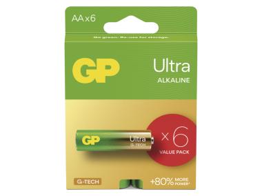 Zdjęcie: Bateria alkaliczna GP Ultra AA (LR6) 6VP EMOS