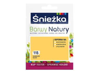 Zdjęcie: Tester koloru Barwy Natury słoneczny blask 115 25 ml ŚNIEŻKA