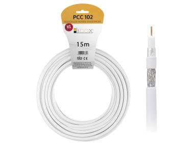 Zdjęcie: Kabel koncentryczny RG6U 15 m,  PCC102-15 LIBOX