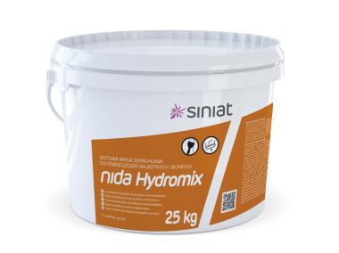 Zdjęcie: Masa szpachlowa gotowa Nida Hydromix 25 kg SINIAT