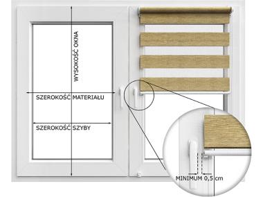 Zdjęcie: Roleta Mini Dzień/Noc 105x140 cm jasny szary 211 DECODESIGN