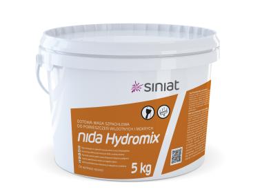 Zdjęcie: Masa szpachlowa gotowa Nida Hydromix 5 kg SINIAT