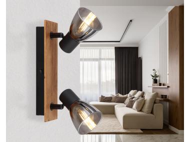 Zdjęcie: Lampa reflektorowa Claude 54307-2W GLOBO LIGHTING