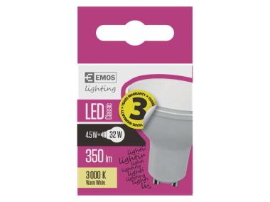 Zdjęcie: Żarówka LED Classic MR16, GU10, 3,8 W (30 W), 320 lm, ciepła biel EMOS