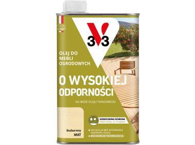 Zdjęcie: Olej do mebli ogrodowych o wysokiej odporności Bezbarwny 0,5L V33