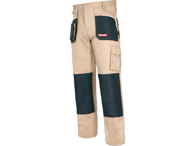 Zdjęcie: Spodnie robocze monterskie XL beżowe LAHTI PRO