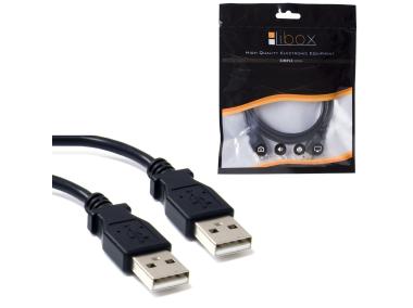 Zdjęcie: Kabel USB TYP"A" wtyk-wtyk 1,8 m LB0013 LIBOX
