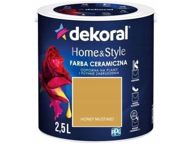 Zdjęcie: Farba ceramiczna Home&Style honey mustard 2,5 L DEKORAL