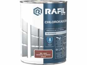 Emalia chlorokauczukowa czerwony tlenkowy RAL3009 0,9 L RAFIL