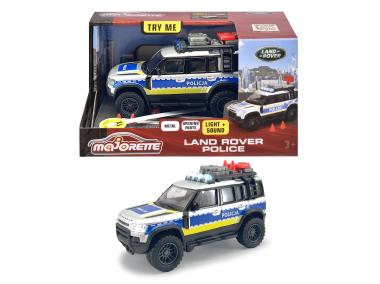 Zdjęcie: Metalowa policja na licencji Land Rover 12,5 cm MAJORETTE