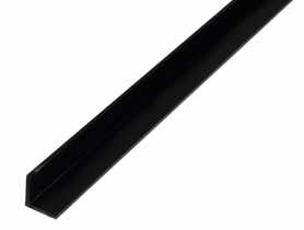 Profil kątowy PVC czarny 2600x25x25x1,8 mm ALBERTS