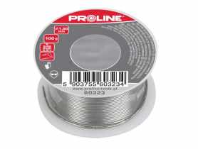 Spoiwo lutownicze 60/40/2.5%, 1,00 mm szpula 100 g blister PROLINE