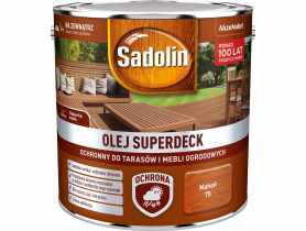 Olej do drewna 2,5 L mahoń Superdeck SADOLIN