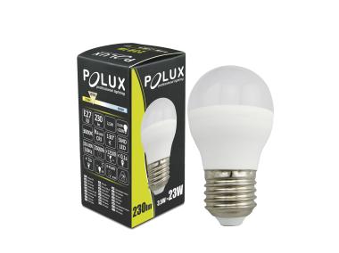 Zdjęcie: Żarówka LED G45 E27 SMD 3,5 W WW 230 lm pc+aluminium POLUX