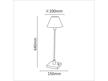 Zdjęcie: Lampa stołowa Grena E14 IL MIO