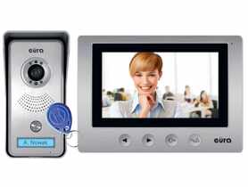 Wideodomofon Eura VDP-33A3 Luna ekran 7, obsługa 2 wejść, pamięć obrazów, brelok zbliżeniowy EURA