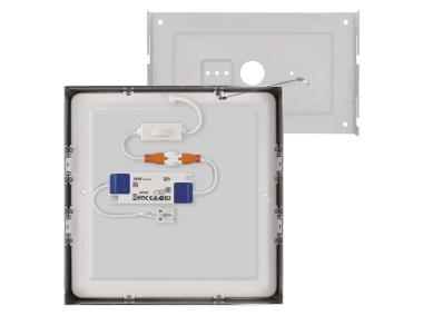 Zdjęcie: Panel LED natynkowy Nexxo, kwadrat, srebrny, 21W, CCT EMOS