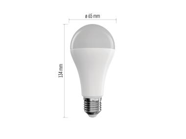 Zdjęcie: Żarówka LED A65, E27, 14 W (94 W), 1400 lm, RGB, ściemnialna, Zigbee EMOS