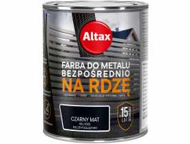 Farba do metalu 0,75 L czarny mat ALTAX