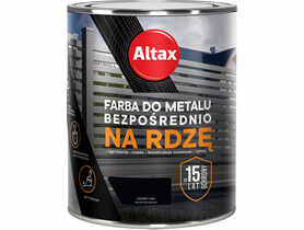 Farba do metalu 0,75 L czarny mat ALTAX