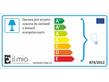 Zdjęcie: Lampa wisząca Modern E27 czarny IL MIO