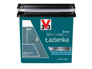 Zdjęcie: Farba renowacyjna Easy Renowacja Łazienka błękit oceanu 0,75 L V33