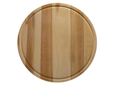 Zdjęcie: Deska do krojenia drewniana okrągła Woody 28 cm DOMOTTI