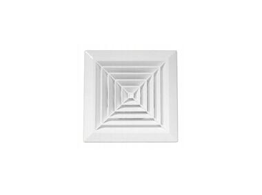 Zdjęcie: Osłona wentylacyjna z siatką sufitowa 150/150 - 100 mm biała PRZYBYSZ