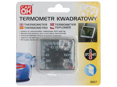 Zdjęcie: Termometr kwadratowy HK CAR OK