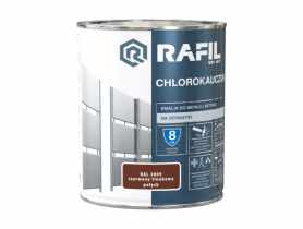 Emalia Chlorokauczukowa czerwony tlenkowy RAL3009 połysk 0,75 L RAFIL