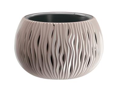 Zdjęcie: Doniczka Bowl Sandy mocca 290x190 mm PROSPERPLAST