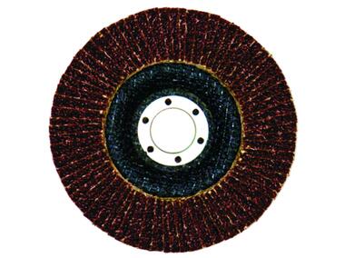 Zdjęcie: Ściernica listowo - talerzowa płaska płótno korundowe Korkat I  N41a 125x22,2 mm  GLK
