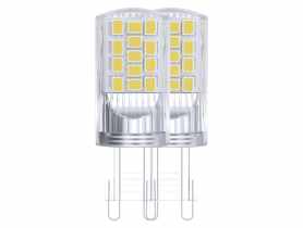 Żarówka LED Classic JC, G9, 4 W (40 W), 470 lm, ciepła biel, 2PK EMOS