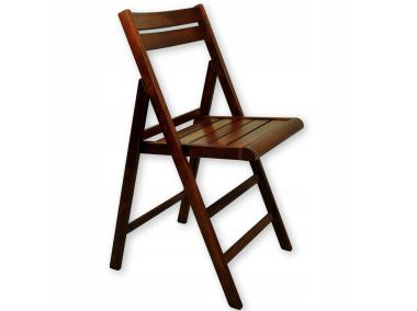 Zdjęcie: Krzesło bukowe wzmocnione brąz lakier KABEX