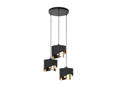 Zdjęcie: Lampa wisząca Grant 3 x E27 czarna koło 4876 TK LIGHTING