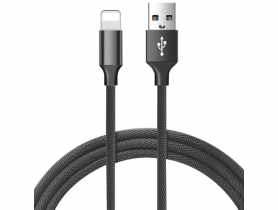 Kabel USB - Lightning szary 1,5 m VA0005 VAYOX