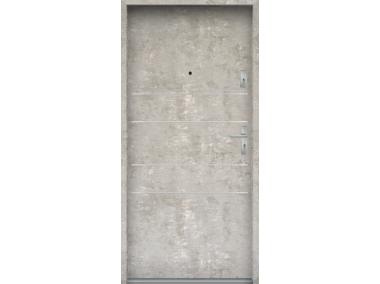 Zdjęcie: Drzwi wejściowe do mieszkań Bastion A-30 Beton naturalny 90 cm lewe OSP KR CENTER
