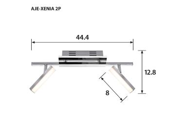 Zdjęcie: Listwa led aje-xenia 2p 800lm 2x4,6w ACTION